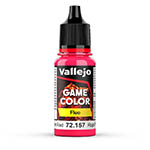 Vallejo 772157 - Fluoreszierendes Rot, 18 ml